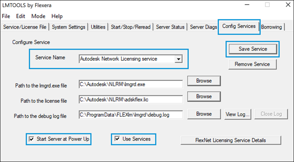 Create NLM Service